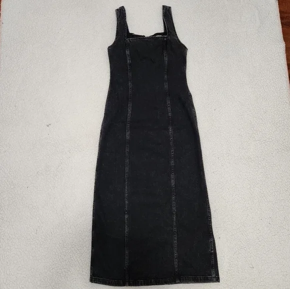 Abercrombie Denim Midi Dress NWT XSP - Picture 1 of 7